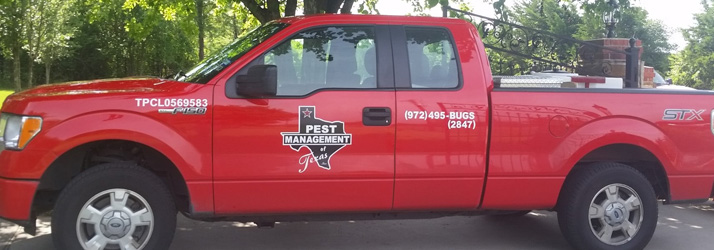 Exterminator Dallas TX Pest Removal Truck